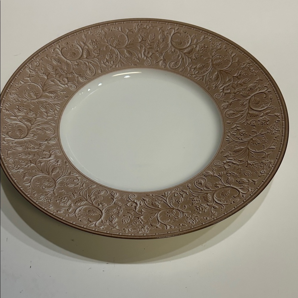 JL Coquet Mocha Dinner Plate